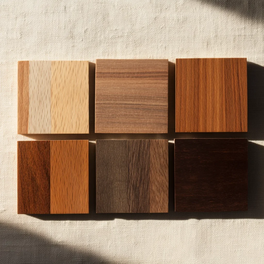 Hardwood samples